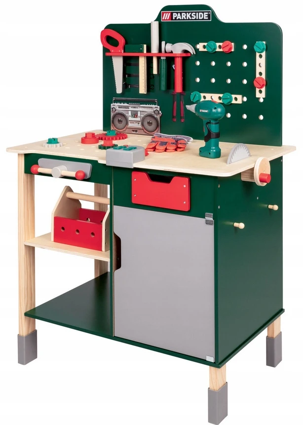 Playtive MEDINĖS SEMINARĖS VAIKAMS PARKO PRIEMONĖS GARSAI 74 vnt XXL