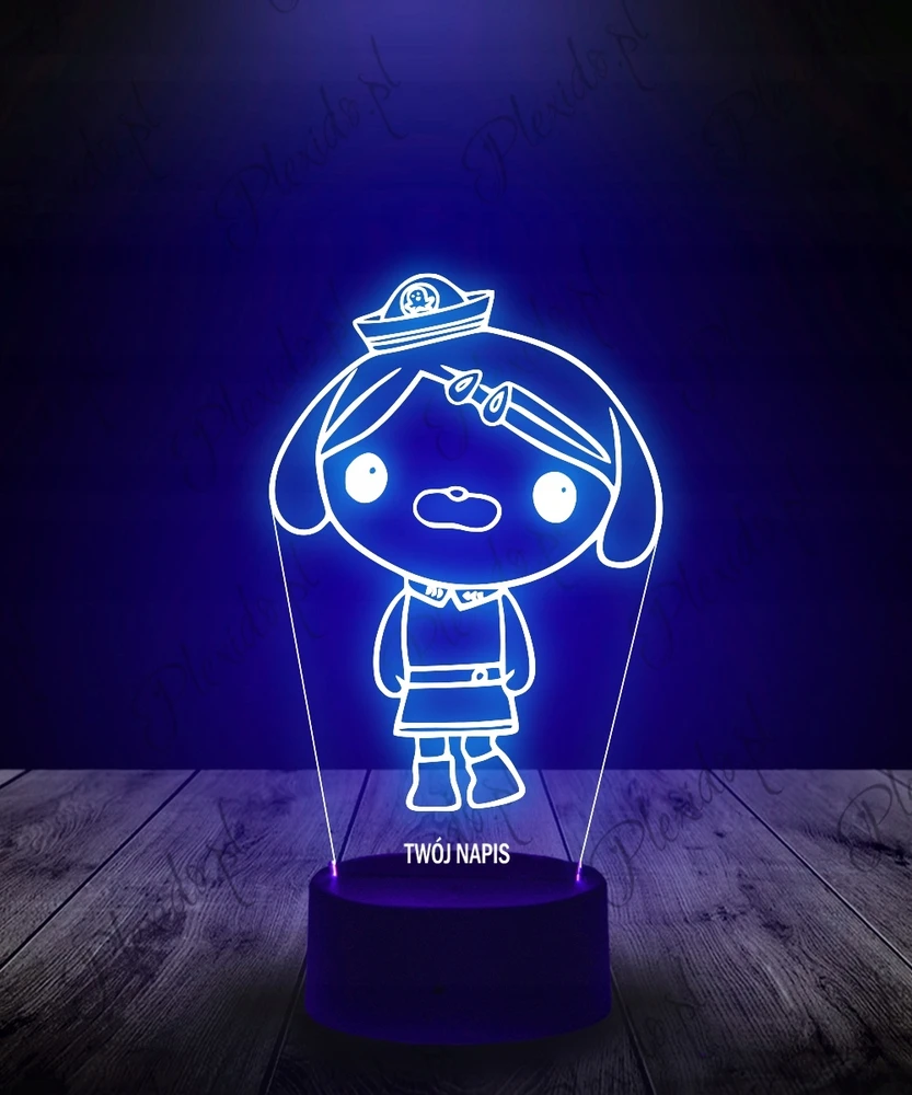 Plexido Lampka Nocna 3D LED Piesek Dusia Oktonauci Prezent