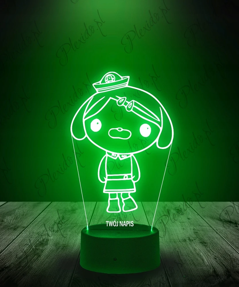 Plexido Lampka Nocna 3D LED Piesek Dusia Oktonauci Prezent