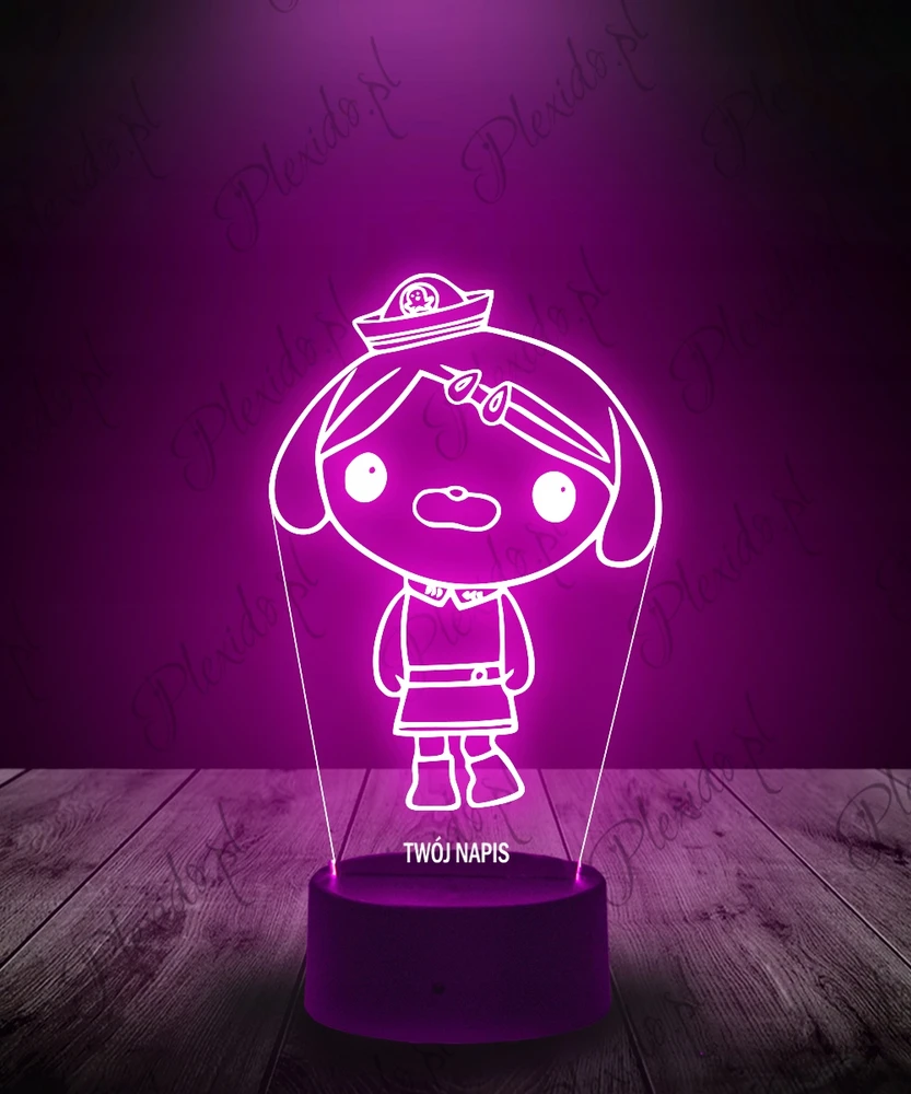 Plexido Lampka Nocna 3D LED Piesek Dusia Oktonauci Prezent