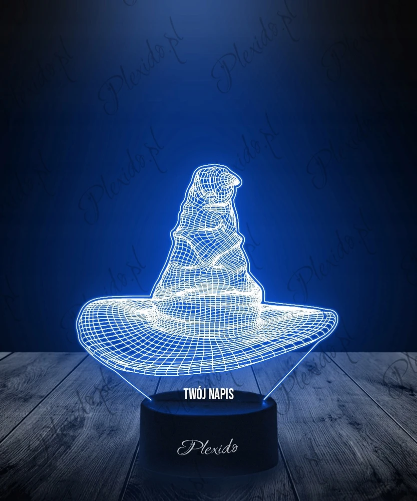 Plexido Lampka Nocna Harry Potter Tiara Twój Napis Grawer Prezent Na Urodziny LED