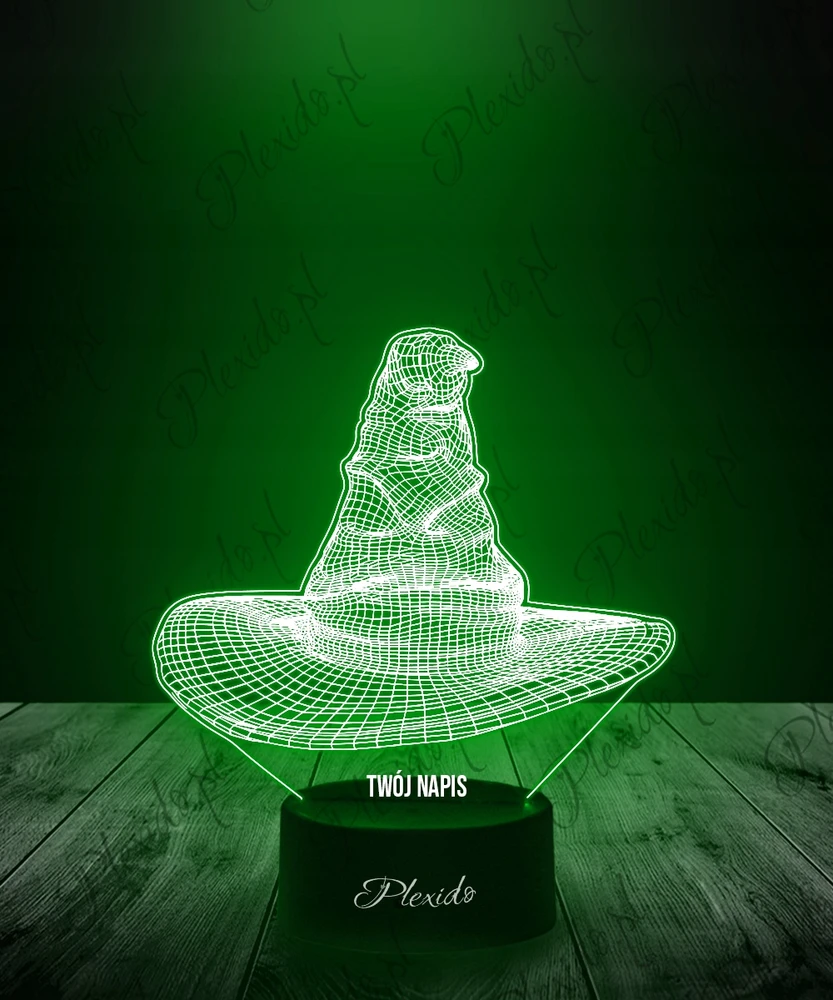 Plexido Lampka Nocna Harry Potter Tiara Twój Napis Grawer Prezent Na Urodziny LED