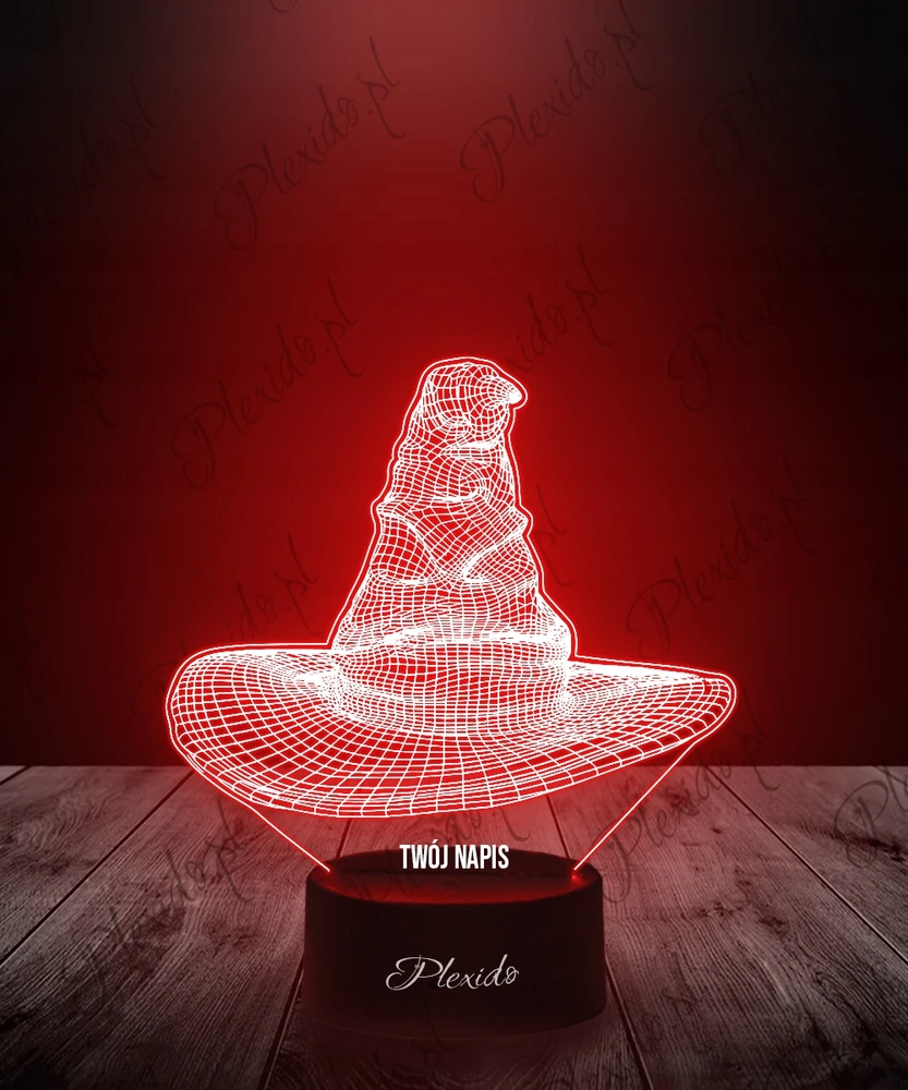 Plexido Lampka Nocna Harry Potter Tiara Twój Napis Grawer Prezent Na Urodziny LED