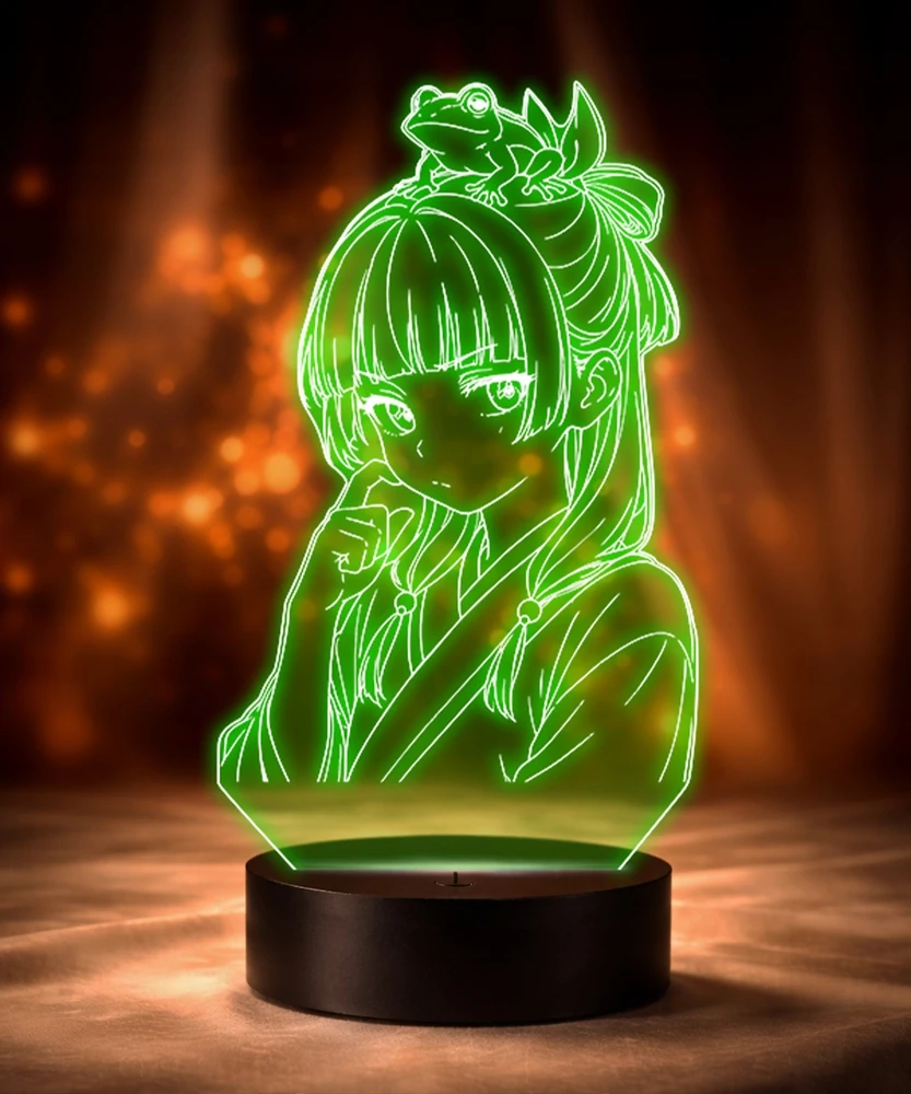 Plexido Lampka Nocna LED 3D Maomao Żaba The Apothecary Diaries Personalizowana Anim