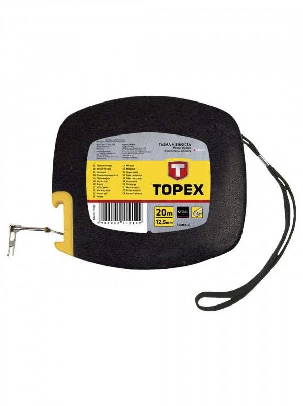 Ruletė metalinė 12,5 mm Topex | 20m