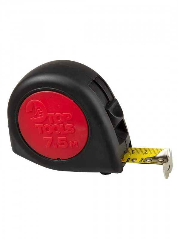 Plieninė ruletė TOP TOOLS „SOFT GRIP“, 7,5 m x 25 mm