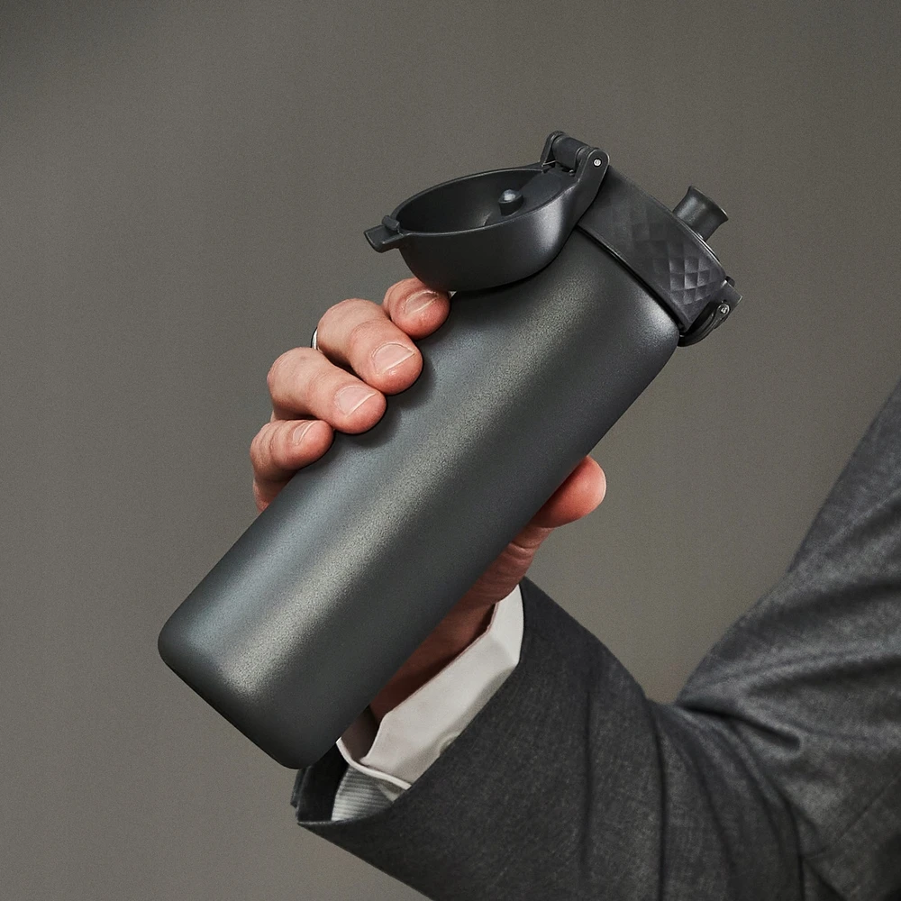 Gertuvė PLIENINIS MOKYKLINIS BUTELĖLIS VAIKAMS BUTELĖLIS - LENGVAS, SANTRAUKAS - ION8 0,6L 600 ml