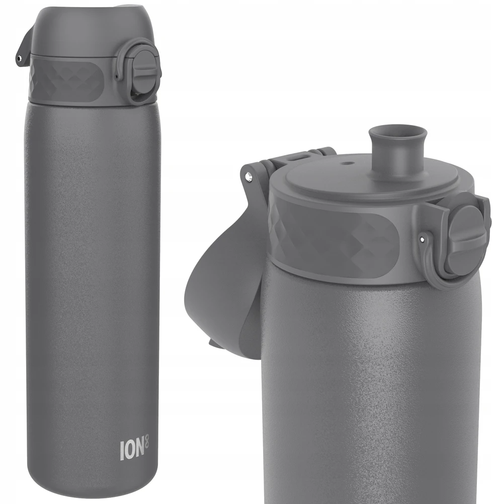 Gertuvė PLIENINIS MOKYKLINIS BUTELĖLIS VAIKAMS BUTELĖLIS - LENGVAS, SANTRAUKAS - ION8 0,6L 600 ml