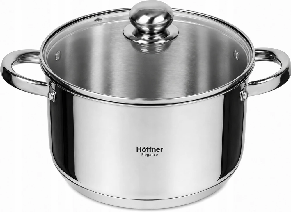 PLIENINIS PUODAS 1L 14CM HOFFNER DUJŲ INDUKCIJA