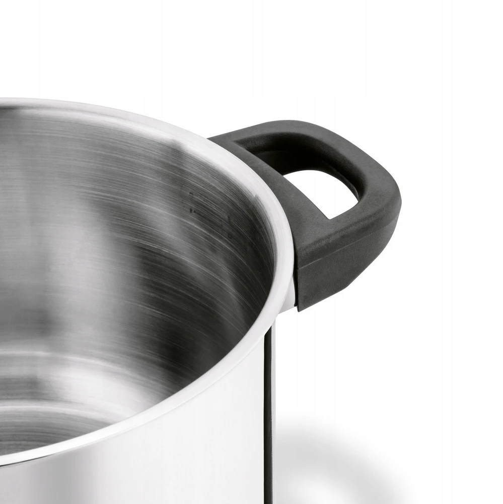 Plieninis PUODAS, INDUKCINIS, NERŪDijantis, dujos MAŽAS Starke Pro Sante 1.9L 16cm