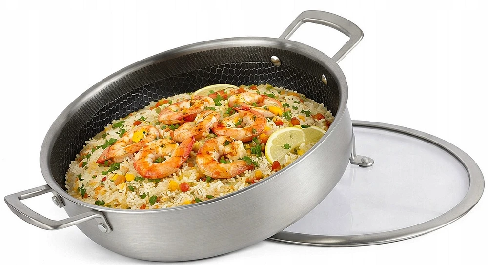 PLIENINIS PUODAS NERŪDIJANČIO PLIENO KUO 24CM 2,8L LOW EDENBERG