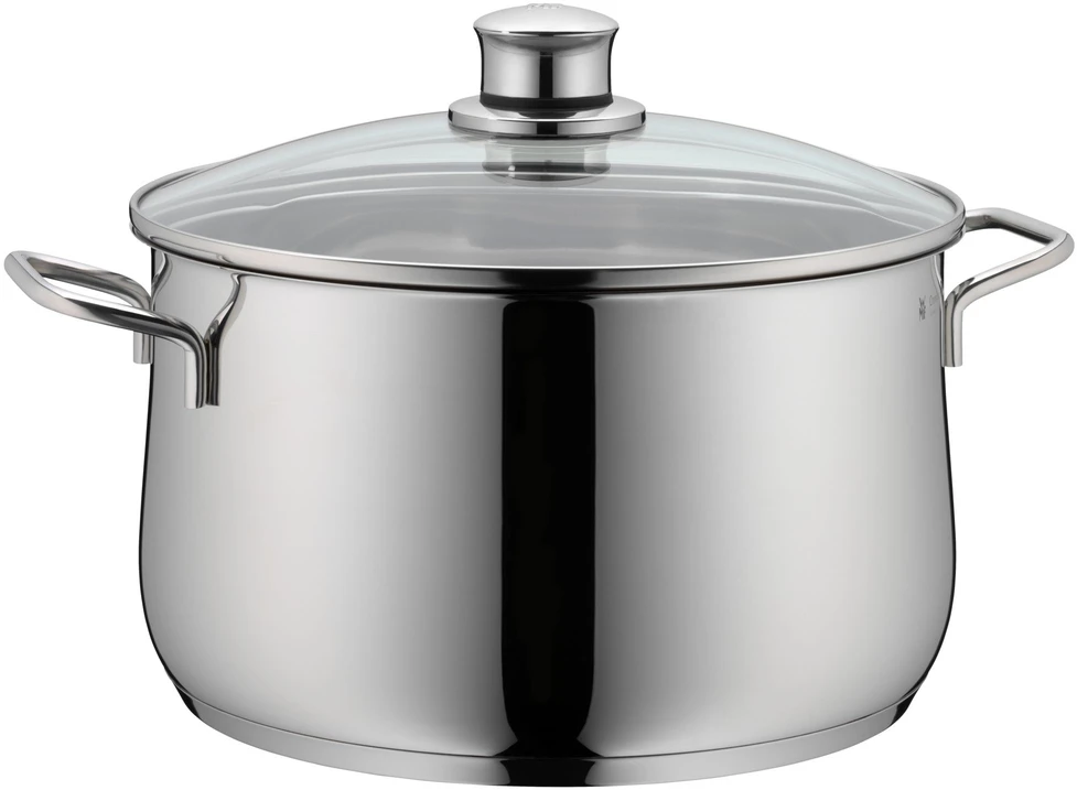 PLIENINIS PUODAS SU DANČIU WMF DIADEM PLUS 24 CM 6,5L NERŪDijantis PLIENAS 18/10