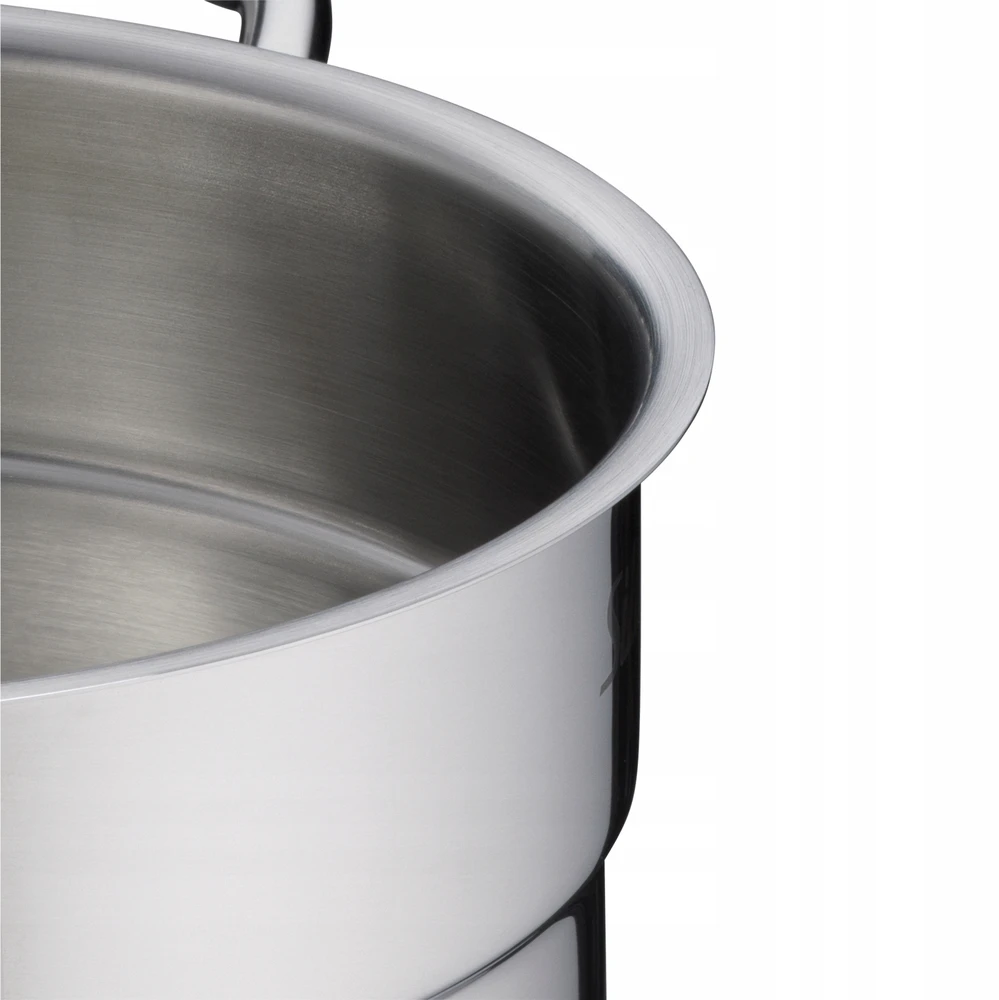 Plieninis puodas su dangčiu, aukštas, Silit Extra Cook, mažas, 14 cm, 1,3l, indukcinis