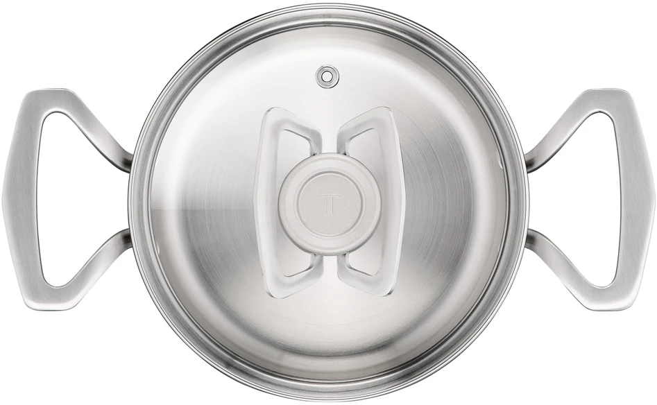 Plieninis puodas su dangčiu TEFAL Extreme 20 cm 2,7 l E5294404 dujų indukcija