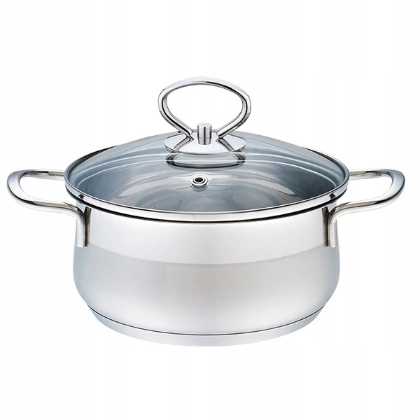 Plieninis puodas su dangteliu indukcinėms dujoms 30cm 10.0L MAESTRO MR-3508-30