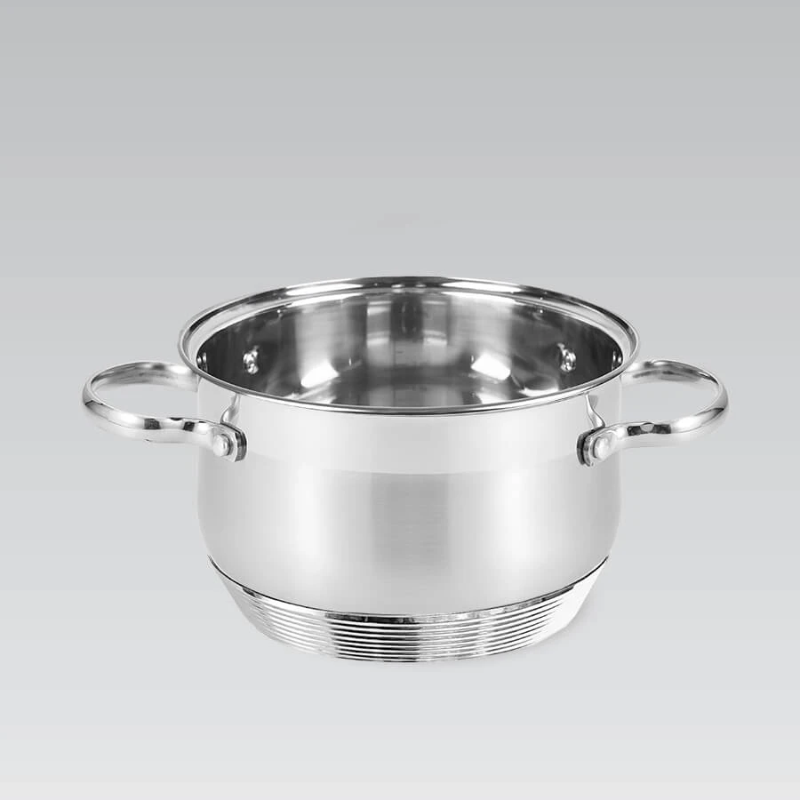 Plieninis puodas su dangteliu, indukcinis, 18cm, 2,9l | Maestro MR-3512-18