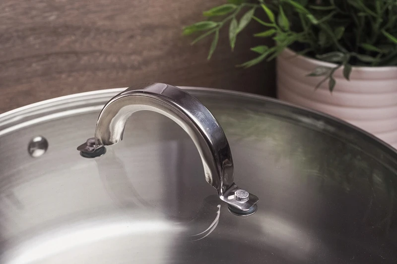 Plieninis puodas Žemos indukcinės dujos 6,0L 28 cm KLAUSBERG KB-7174