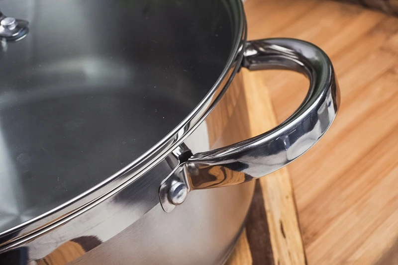 Plieninis puodas Žemos indukcinės dujos 6,0L 28 cm KLAUSBERG KB-7174