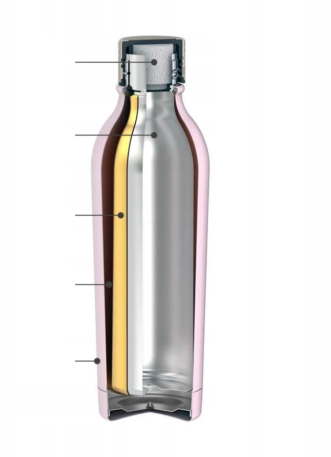 Plieninis termosas termo buteliukas kavos arbatai Varis 500 ml ROOT7