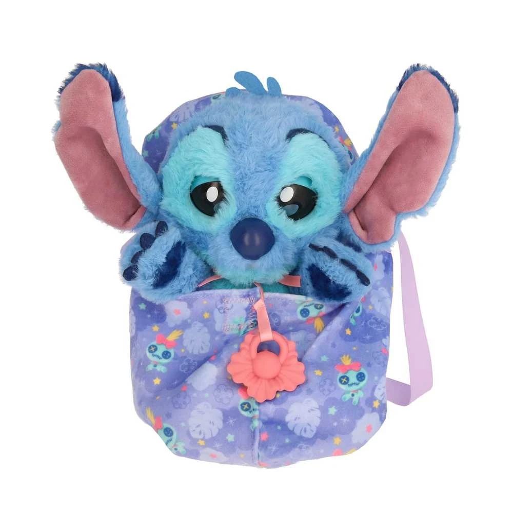 Baby Paws Pliušinis žaislas su nešiojamu krepšiu STITCH
