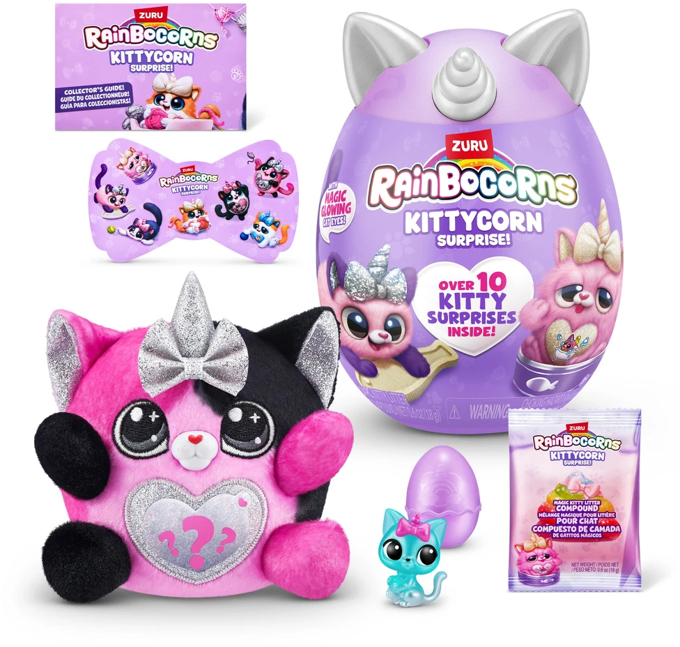 RAINBOCORNS pliušinis žaislas su aksesuarais Kittycorn, 7 serija, 9279