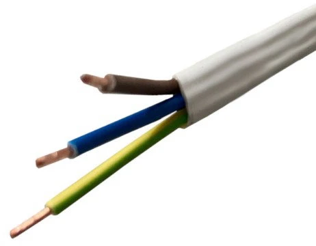Plokščias monolitinis behalogeninis kabelis LIETKABELIS, 3 x 1,5 mm², DCA klasė, 100 m