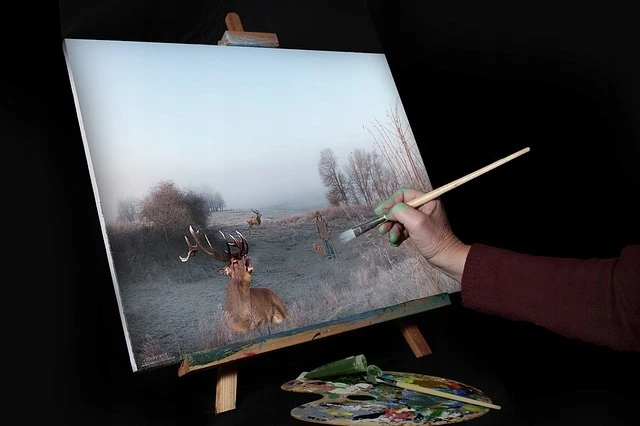 Plokšti blizgučiai aliejiniais dažais teptukai 7 PAKETAI DIDELIS RINKINYS "Faber-castell