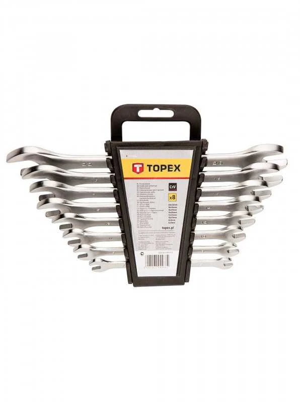 Plokšti veržliarakčiai TOPEX 8 vnt. komplektas (6-22 mm)