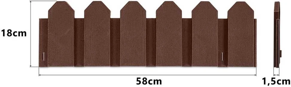 Plonos Plono sodo apvadas 240 cm PL-960 rudas