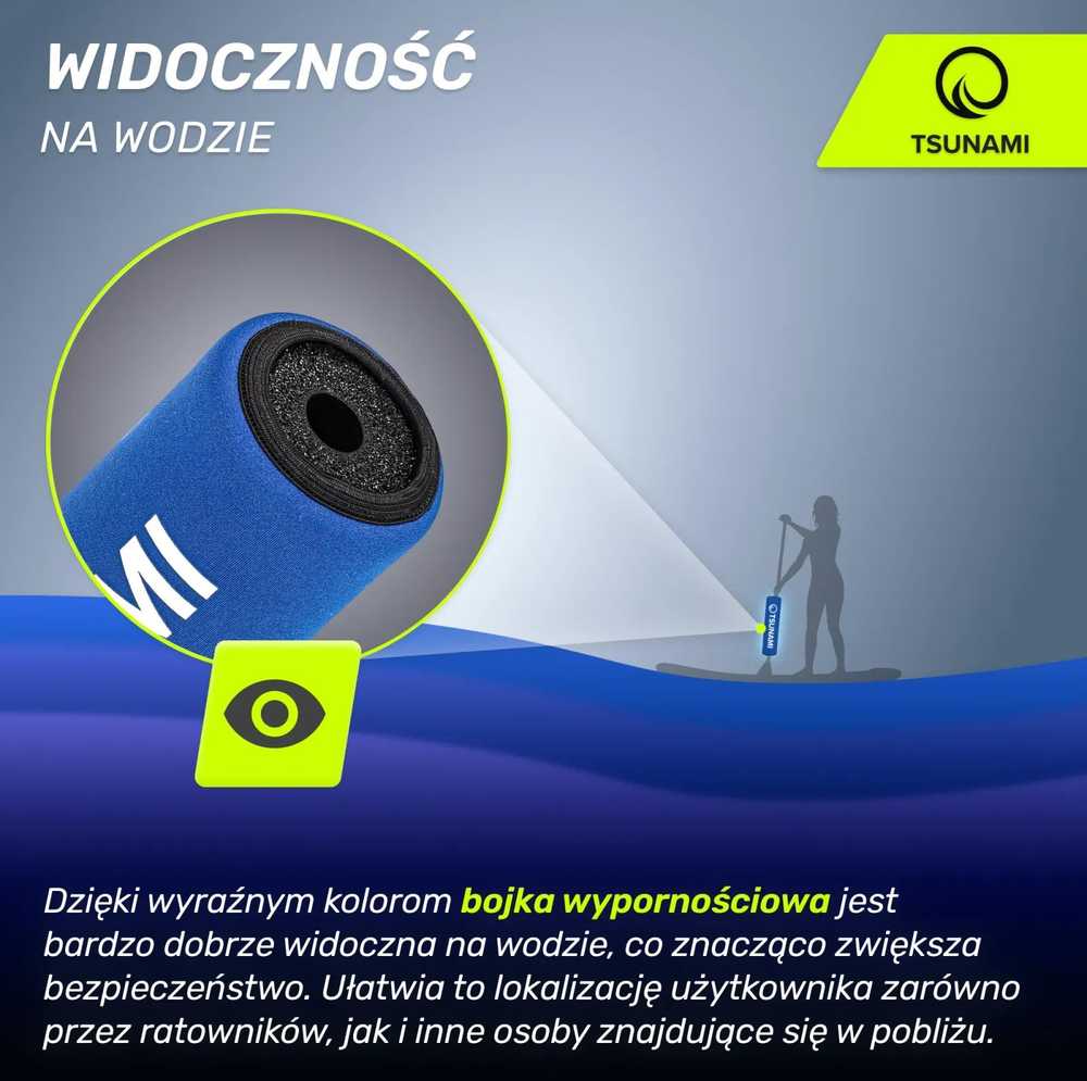 Plūdrumo plūduras SUP PRO irklui, mėlynas