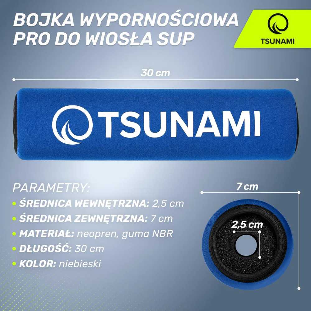 Plūdrumo plūduras SUP PRO irklui, mėlynas