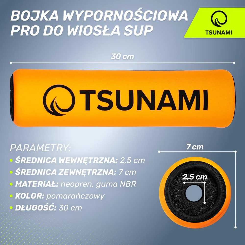 Plūdrumo plūduras SUP PRO irklui, oranžinis