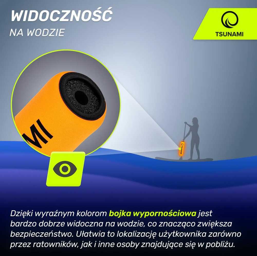 Plūdrumo plūduras SUP PRO irklui, oranžinis