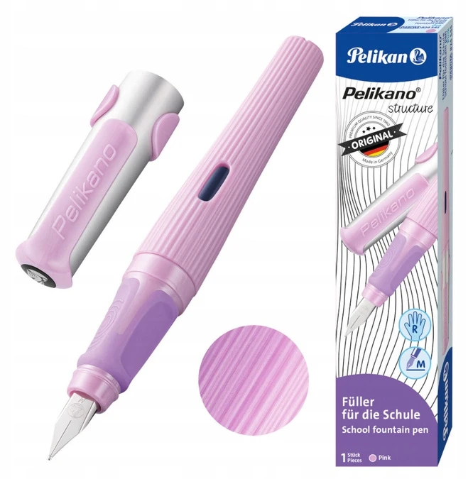 Plunksnakotis PELIKANO structure nib M pink