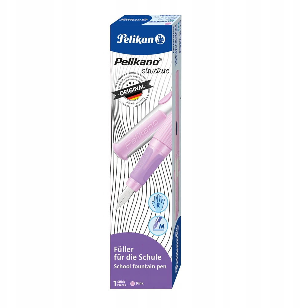 Plunksnakotis PELIKANO structure nib M pink