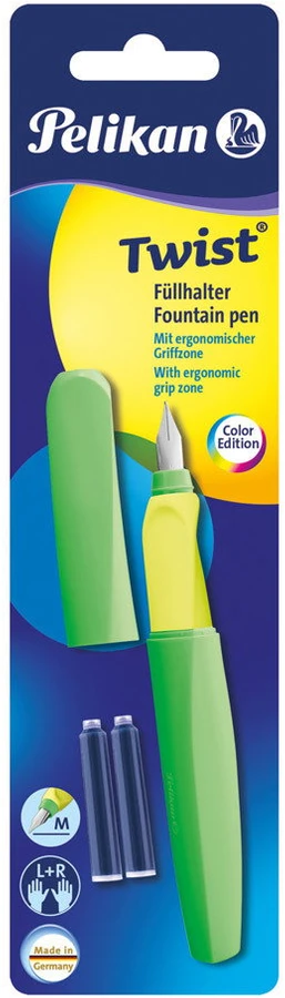 Pelikan Plunksnakotis TWIST P457M neon geltonas