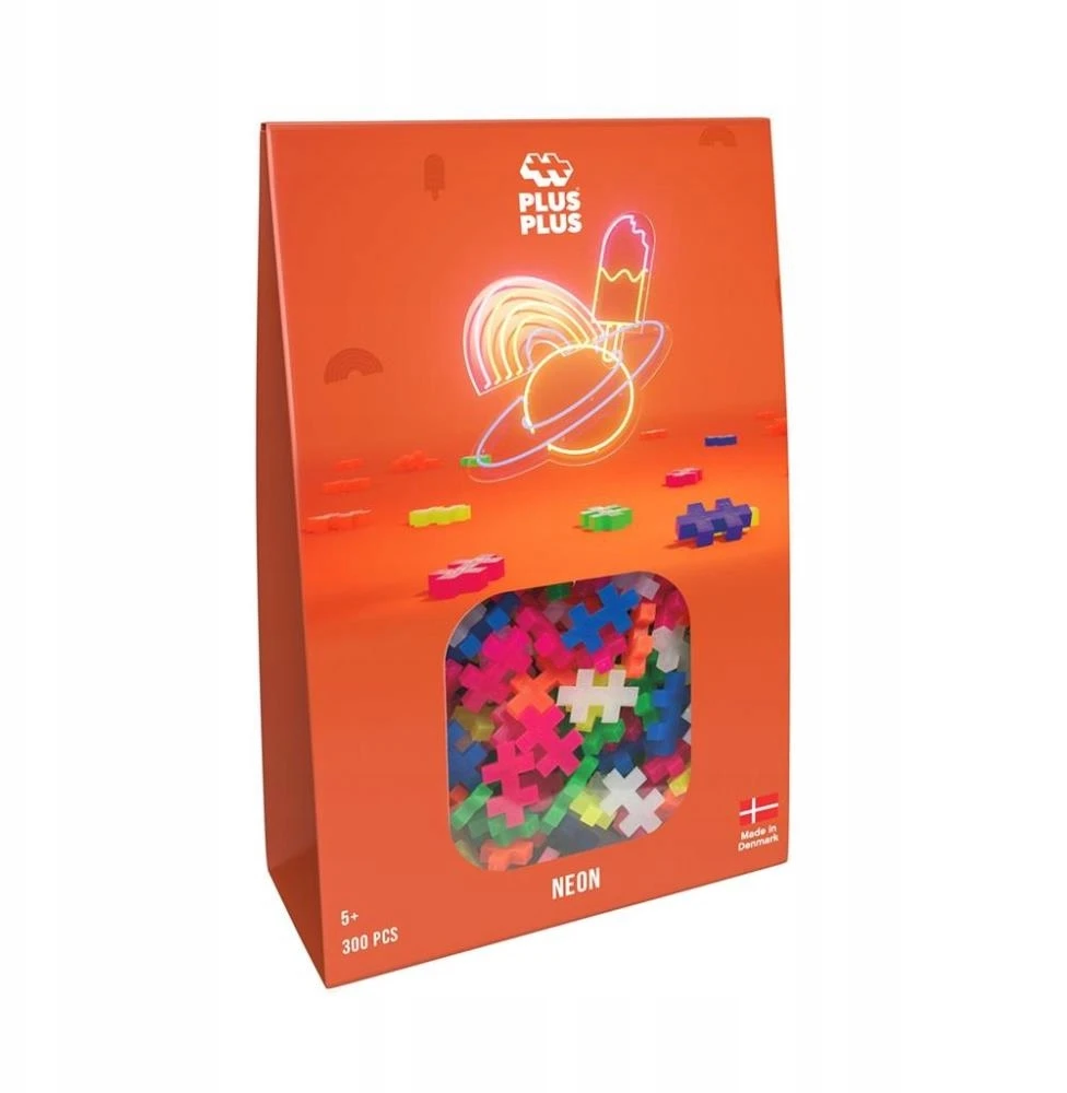 Plus Plus PLUS-PLIUS NEONINIAI BLOKAI 300 EL