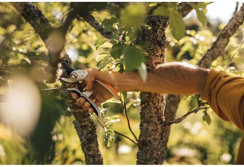 Fiskars Plus PowerLever metalinis sekatorius prasilenkiančiais ašmenimis (P751)