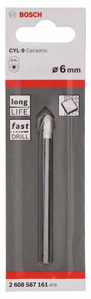 Bosch Grąžtas plytelėms CYL-9 6x80 mm, 1 vnt.