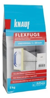 KNAUF FLEXFUGE UNIVERSAL ANTHRAZIT 5KG Elastinis plytelių siūlių užpildas(nuo 1-20 mm)
