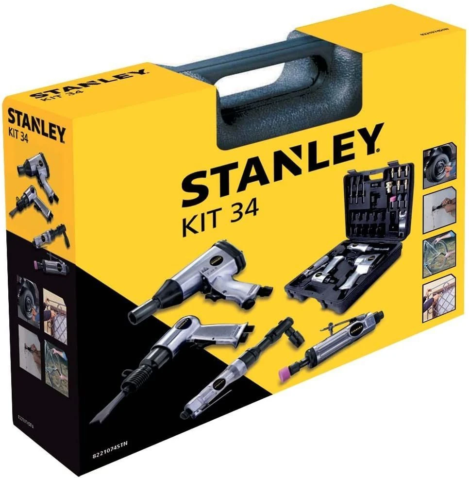 Kompresoriaus įrankių rinkinys pūtimui Stanley KIT6