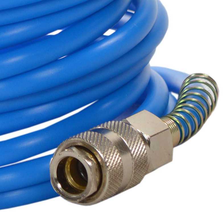 Kraftampdele Pneumo žarna spiralinė su antgaliais 5x12mm, 15m, Kraftdele