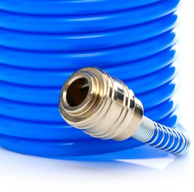 Kraftampdele Pneumo žarna spiralinė su antgaliais 5x12mm, 10m, Kraftdele