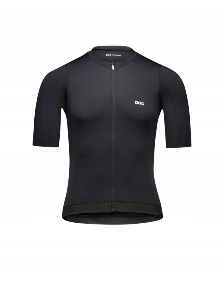 POC Cadence Jersey vyriški dviratininkų marškinėliai juodi – M