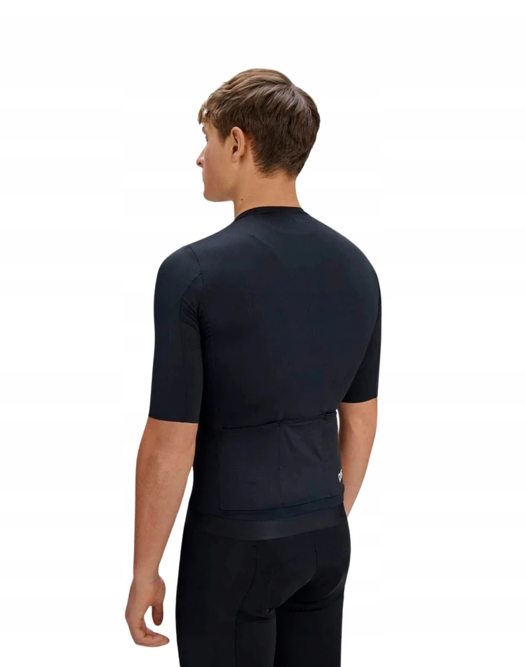 POC Cadence Jersey vyriški dviratininkų marškinėliai juodi – M