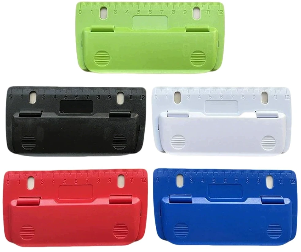 POCKET HOLE PUNCH 5 Vnt. MINI NEŠIOJAMAS BIURŲ RINKINYS NAMŲ MOKYKLA
