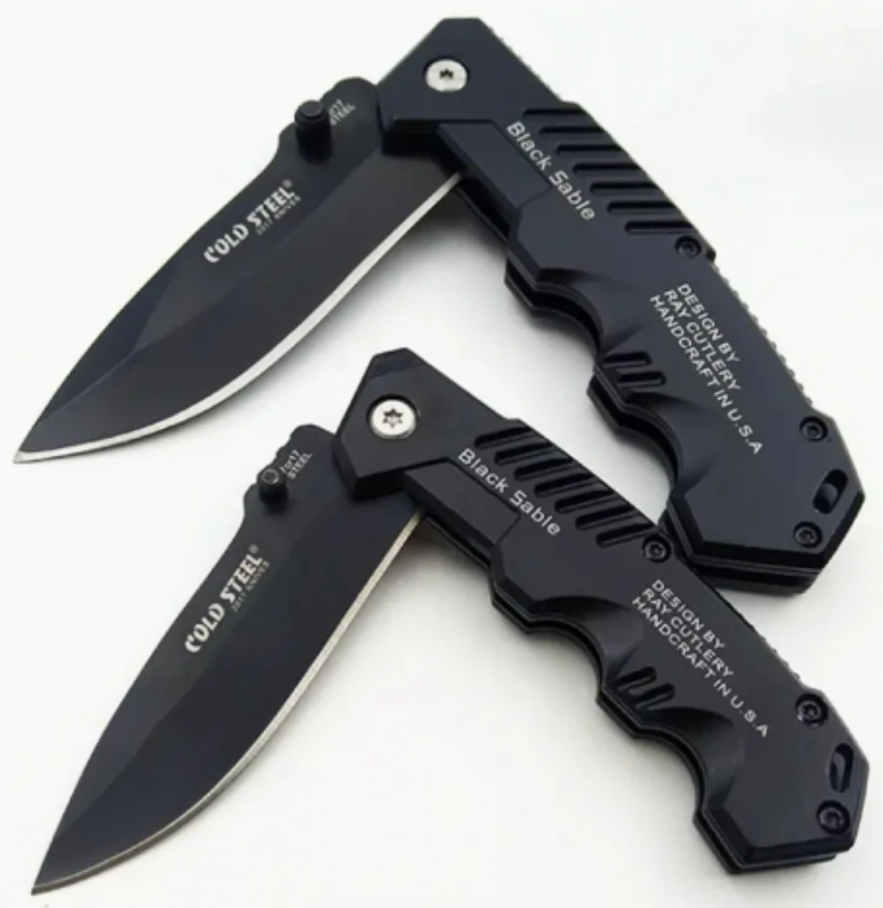 POCKET KNIFE SUlenkiamas peilis su užraktu EDC TOURIST SURVIVAL POCKET SHARP