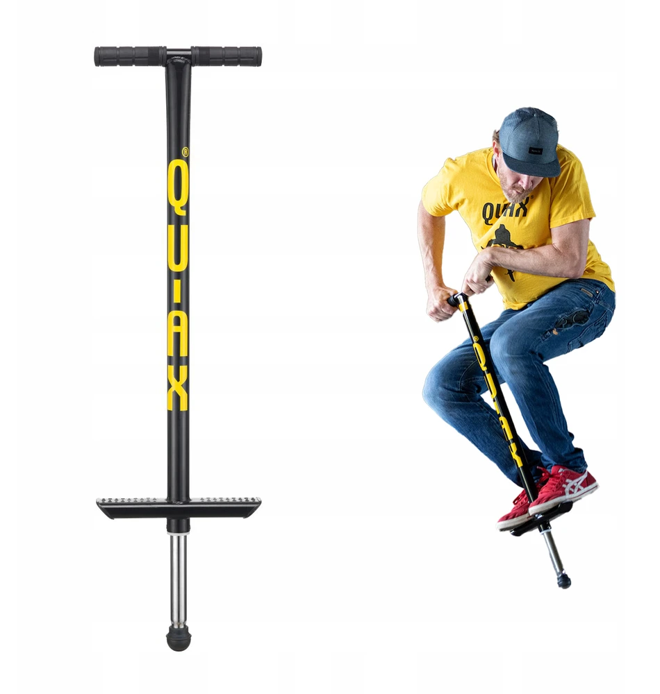 POGO megztinis QU-AX firminis STRONG pogo lazdas monolitas SOLID 50-80kg