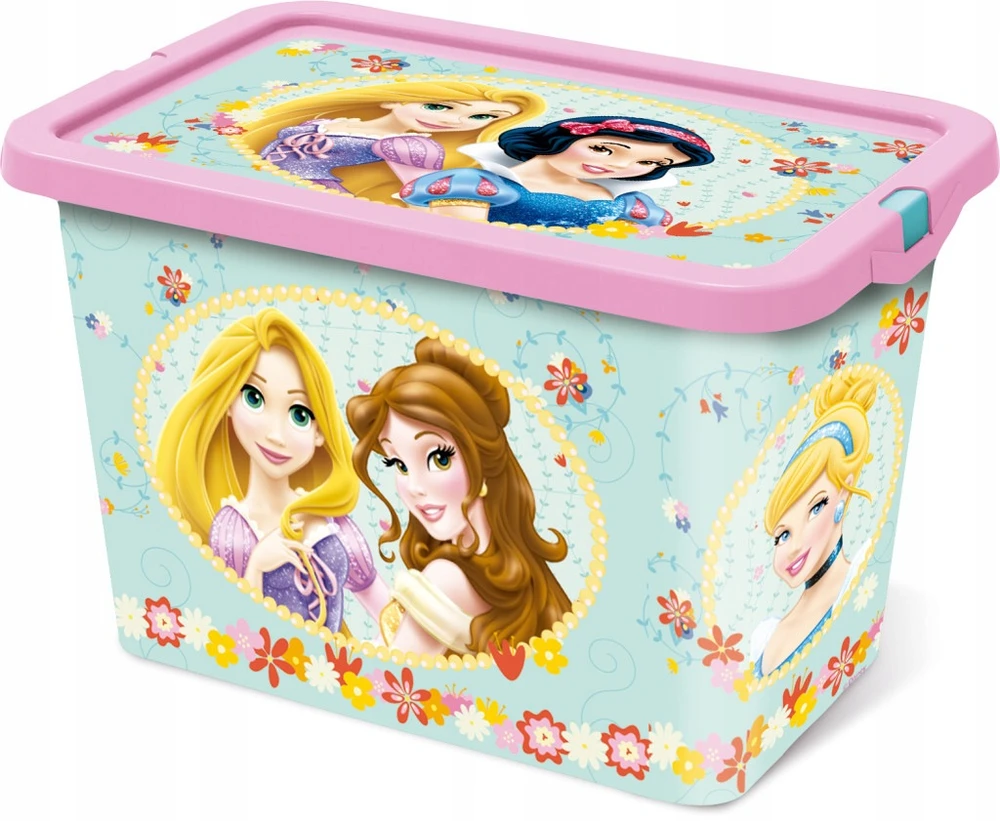 KS Pojemnik do przechowywania Disney Princess Tea Party plastikowy 7 L