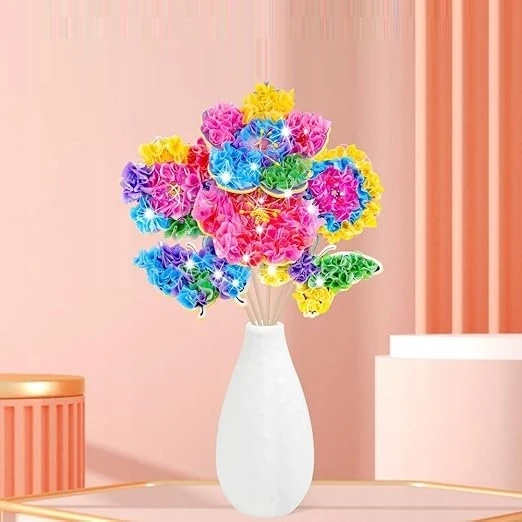 POKE ART FLOWERS DIY RINKINYS, KŪRYBINGAI DOVANAI